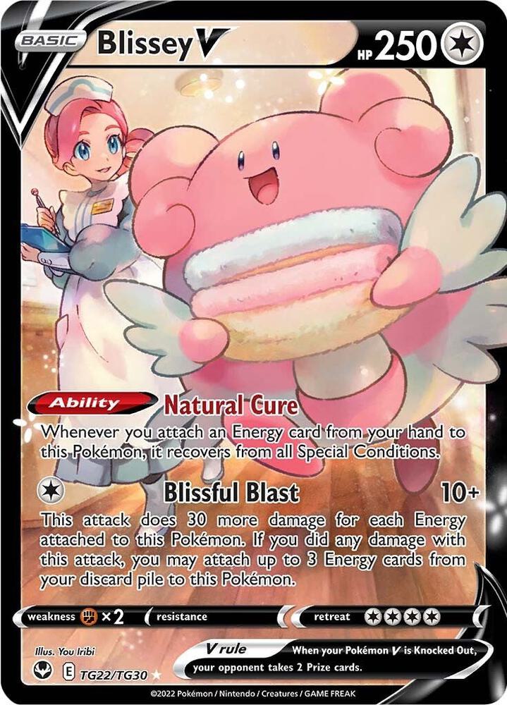 Blissey V | SWSH12: Silver Tempest Trainer Gallery #TG22/TG30