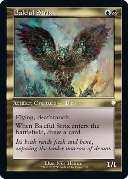 Baleful Strix (Retro Frame) | Commander: The Brothers' War #120