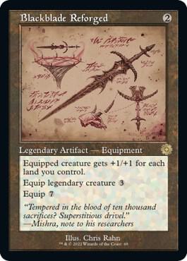 Blackblade Reforged (Schematic) | The Brothers' War: Retro Frame Artifacts #69