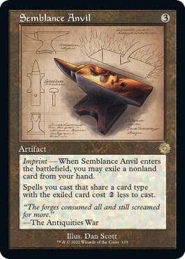 Semblance Anvil (Schematic) | The Brothers' War: Retro Frame Artifacts #115