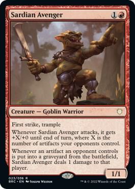 Sardian Avenger | Commander: The Brothers' War #23