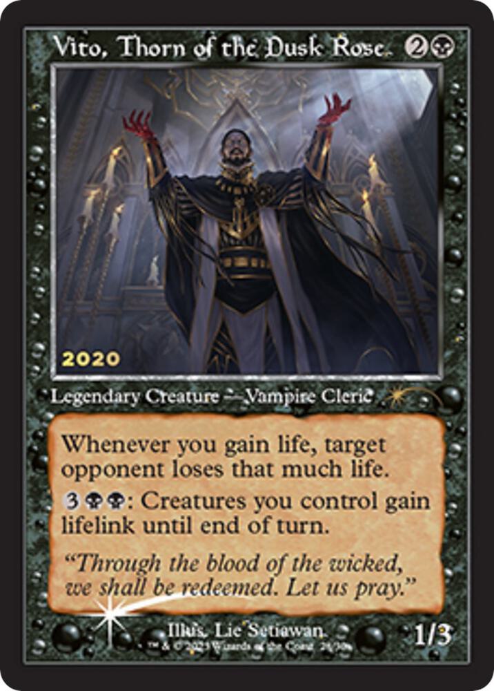 Vito, Thorn of the Dusk Rose | 30th Anniversary Promos #28