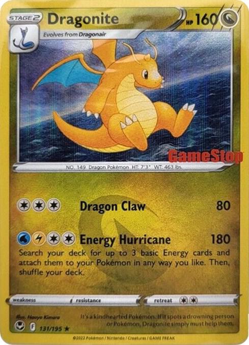 Dragonite - 131/195 (Gamestop Exclusive) | Miscellaneous Cards & Products #131/195