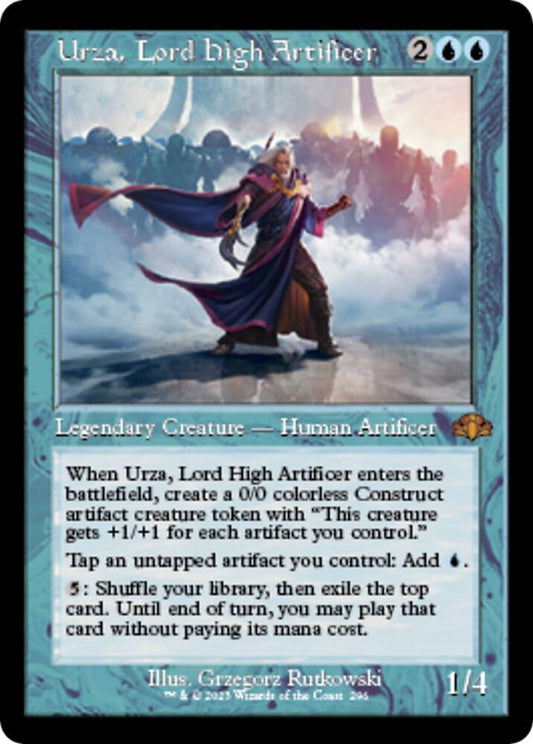 Urza, Lord High Artificer (Retro Frame) | Dominaria Remastered #296