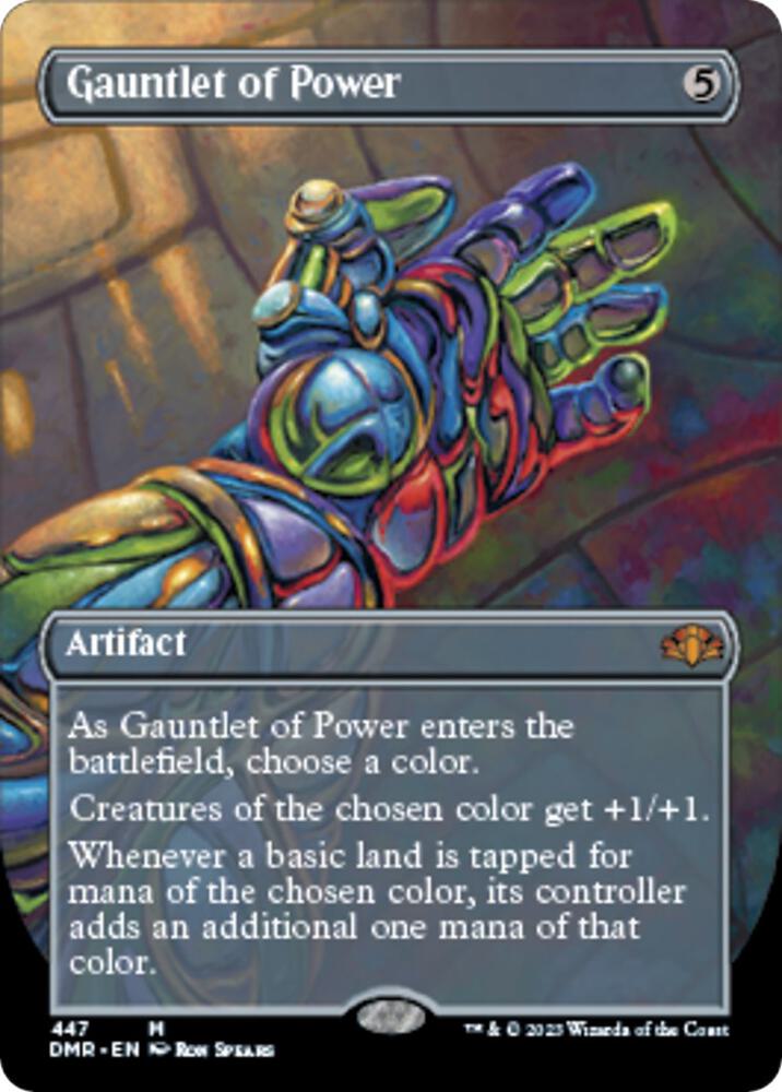 Gauntlet of Power (Borderless) | Dominaria Remastered #447