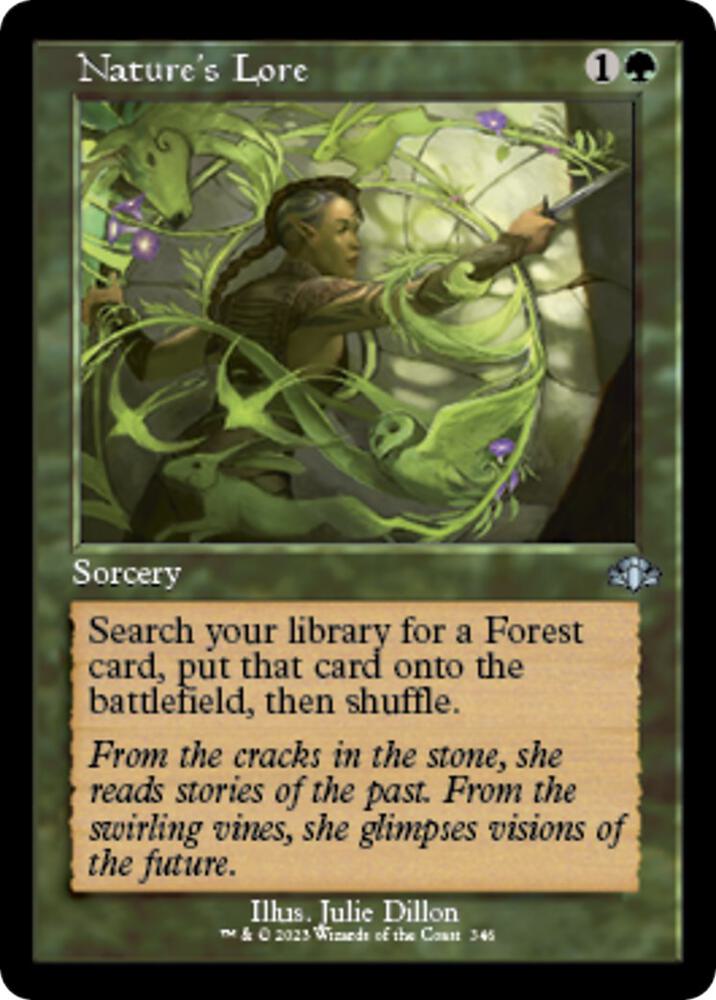Nature's Lore (Retro Frame) | Dominaria Remastered #346