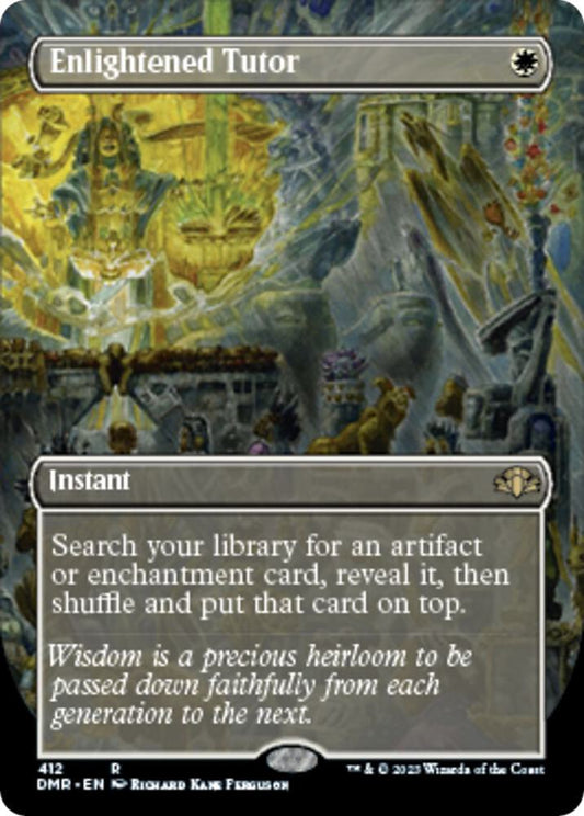 Enlightened Tutor (Borderless) | Dominaria Remastered #412