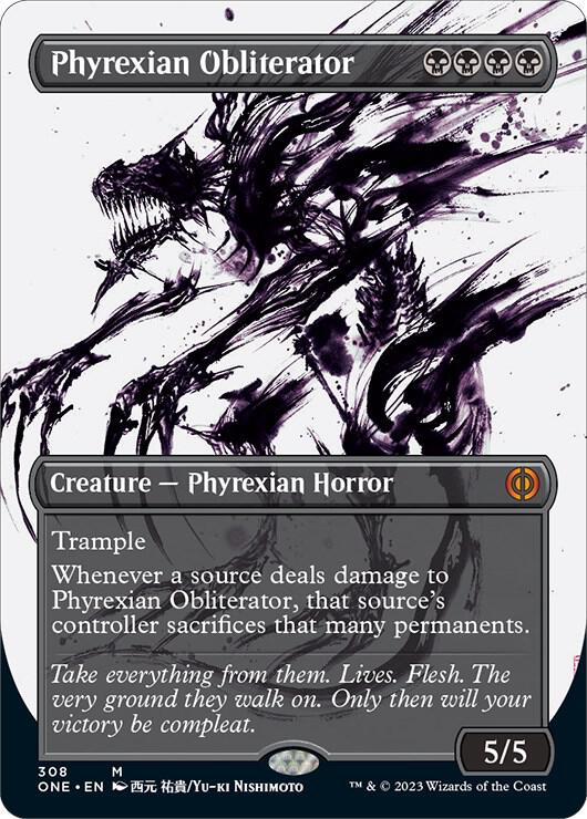 Phyrexian Obliterator (Showcase) | Phyrexia: All Will Be One #308