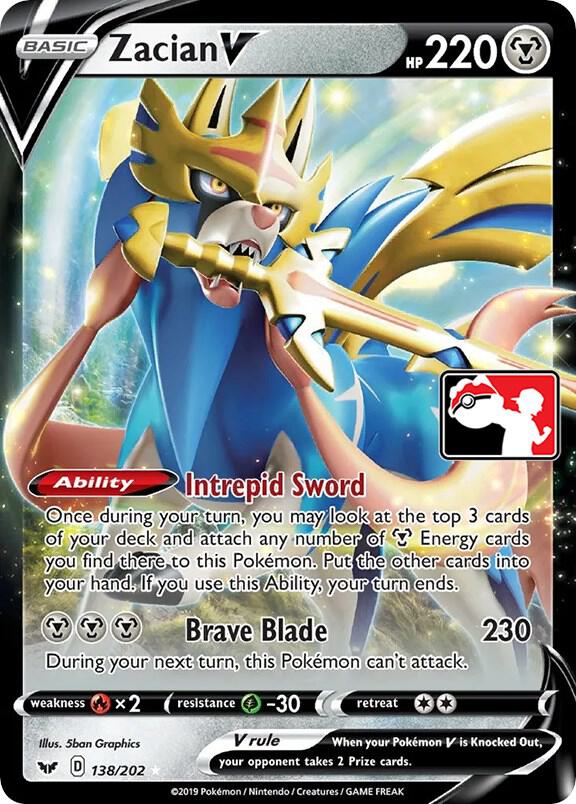 Zacian V | Prize Pack Series Cards #138/202