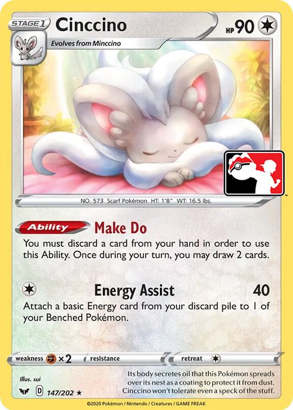 Cinccino - 147/202 | Prize Pack Series Cards #147/202