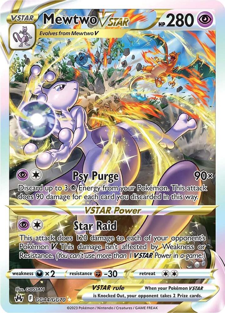 Mewtwo VSTAR | SWSH: Crown Zenith: Galarian Gallery #GG44/GG70