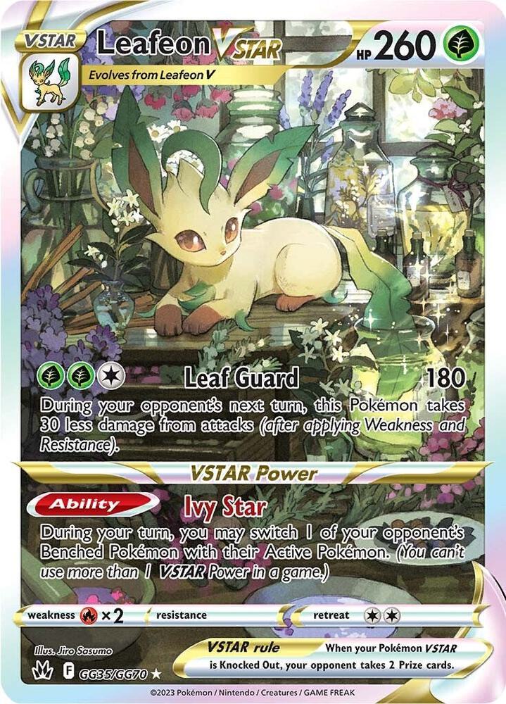 Leafeon VSTAR | Crown Zenith: Galarian Gallery #GG35/GG70