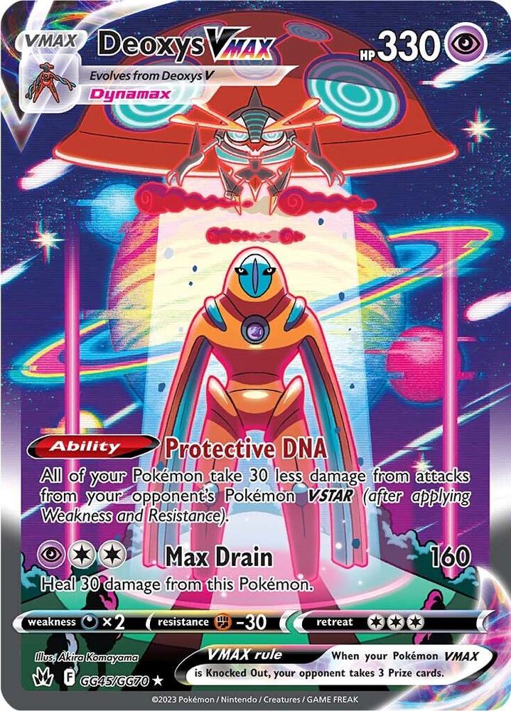 Deoxys VMAX | Crown Zenith: Galarian Gallery #GG45/GG70