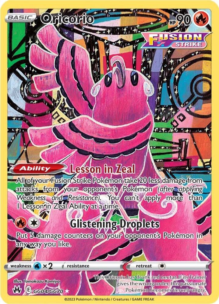 Oricorio | SWSH: Crown Zenith: Galarian Gallery #GG04/GG70