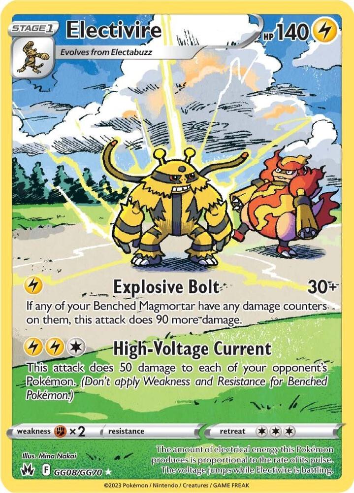 Electivire | Crown Zenith: Galarian Gallery #GG08/GG70