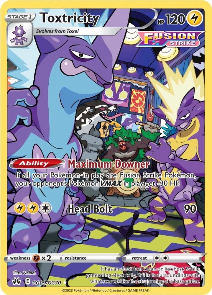 Toxtricity | SWSH: Crown Zenith: Galarian Gallery #GG09/GG70