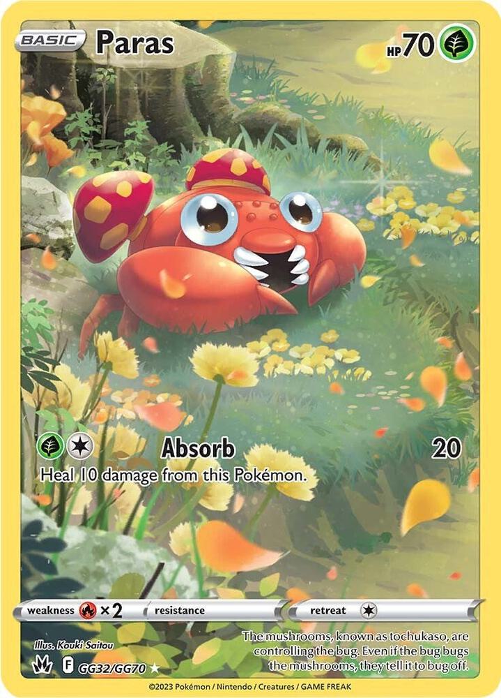 Paras | Crown Zenith: Galarian Gallery #GG32/GG70
