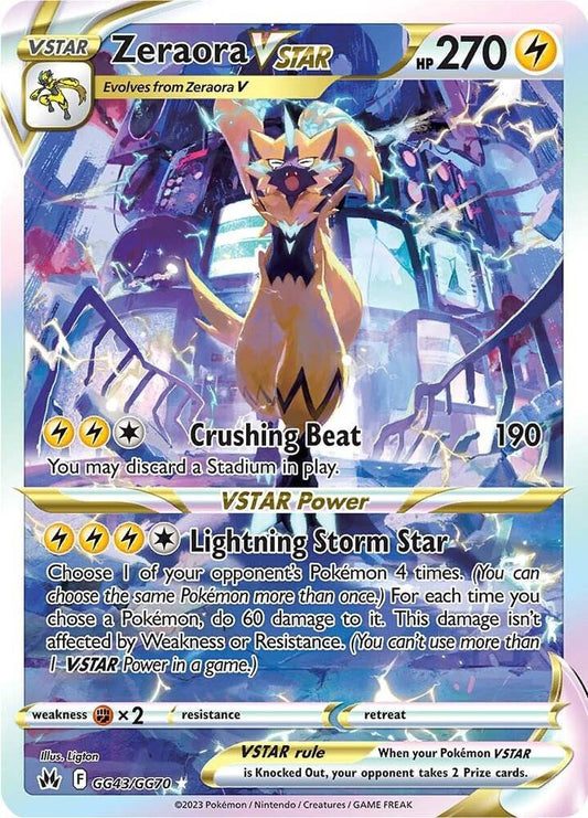 Zeraora VSTAR | Crown Zenith: Galarian Gallery #GG43/GG70