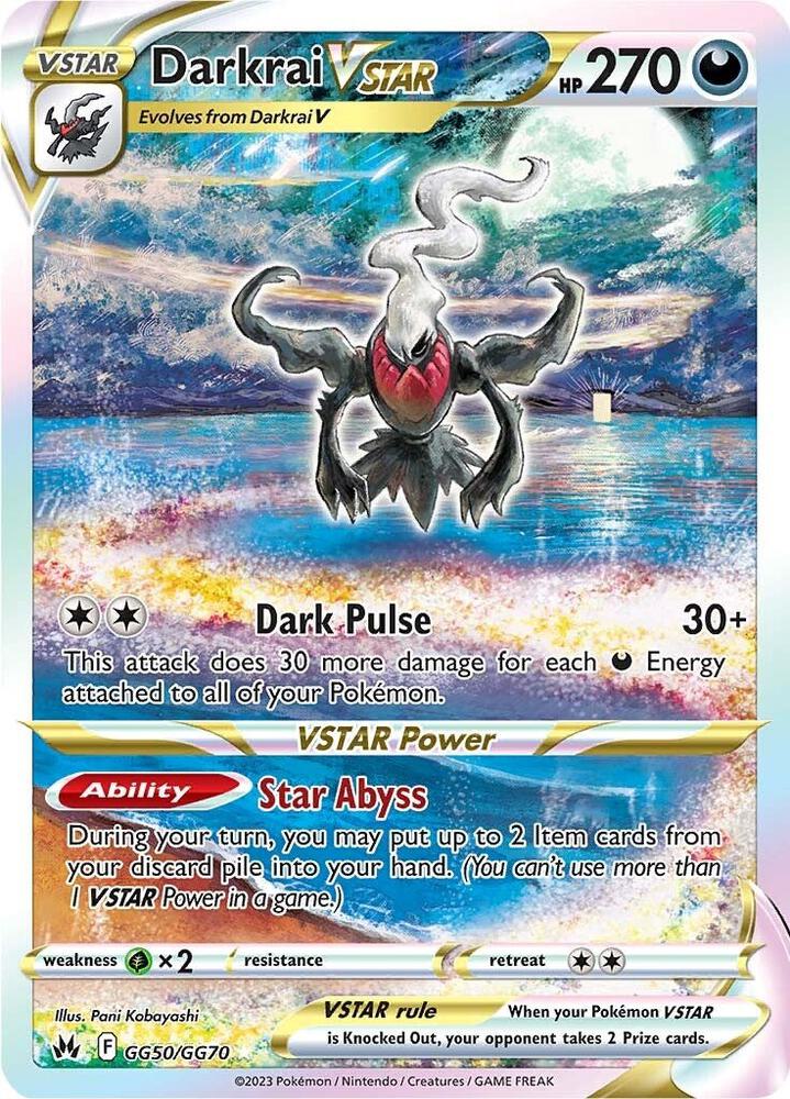 Darkrai VSTAR | Crown Zenith: Galarian Gallery #GG50/GG70