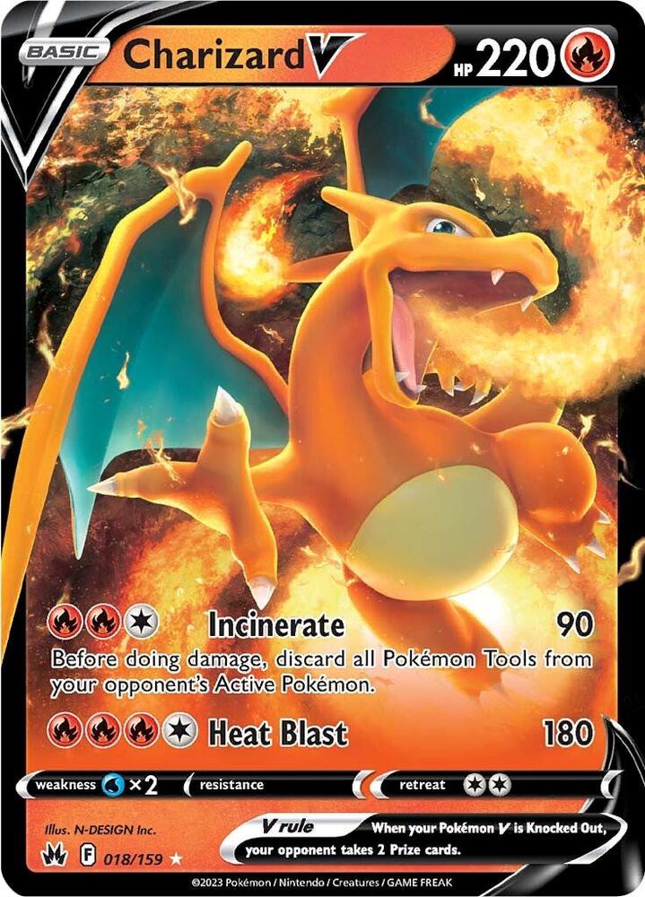 Charizard V | Crown Zenith #018/159