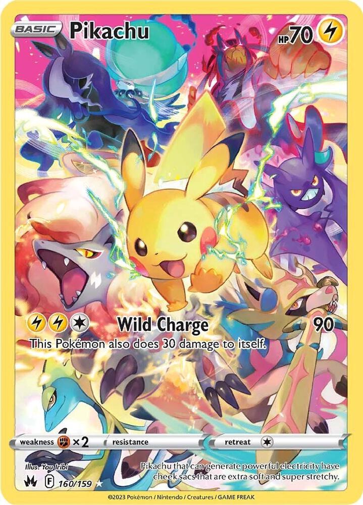 Pikachu (Secret) | Crown Zenith #160/159