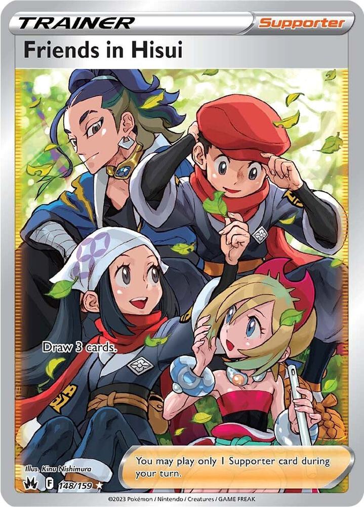 Friends in Hisui (Full Art) | Crown Zenith #148/159