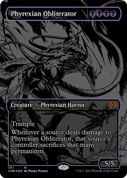 Phyrexian Obliterator (Oil Slick Raised Foil) | Phyrexia: All Will Be One #351