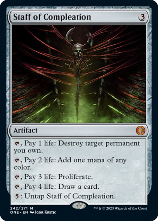 Staff of Compleation | Phyrexia: All Will Be One #242