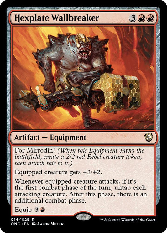 Hexplate Wallbreaker | Commander: Phyrexia: All Will Be One #14