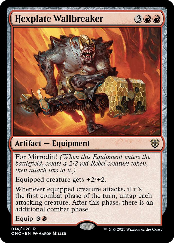 Hexplate Wallbreaker | Commander: Phyrexia: All Will Be One #14