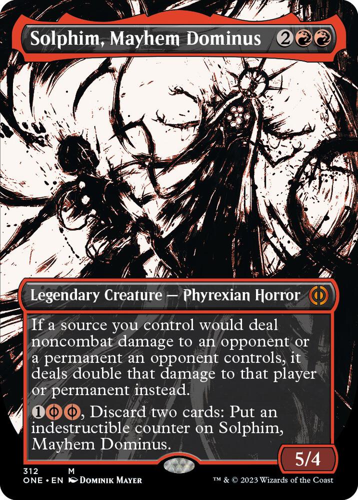 Solphim, Mayhem Dominus (Showcase) | Phyrexia: All Will Be One #312