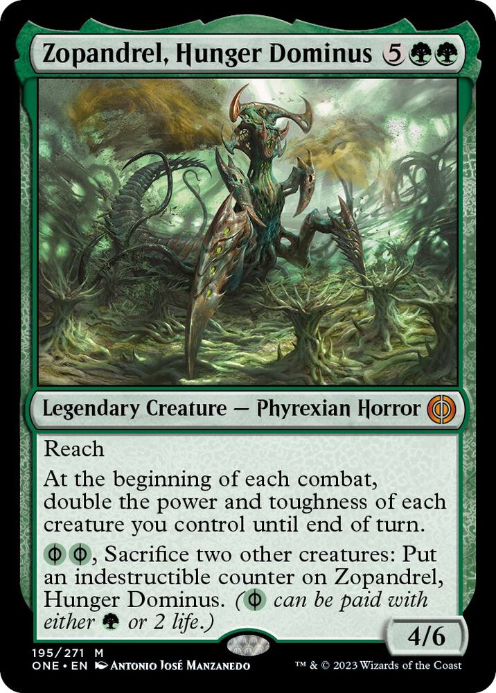 Zopandrel, Hunger Dominus | Phyrexia: All Will Be One #195