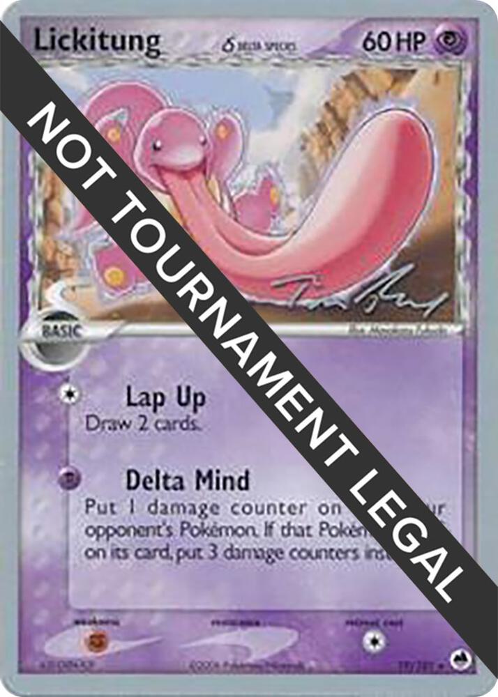 Lickitung (Delta Species) - 2007 (Tom Roos) | World Championship Decks #19/101
