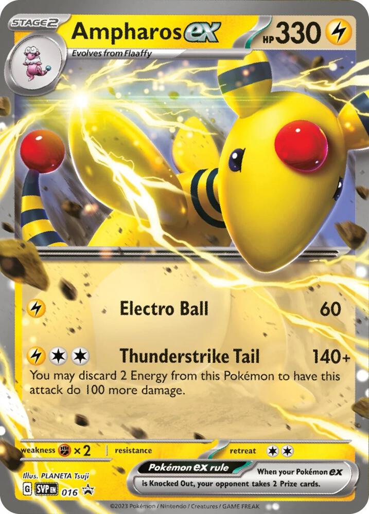 Ampharos ex - 016 | SV: Scarlet & Violet Promo Cards #016