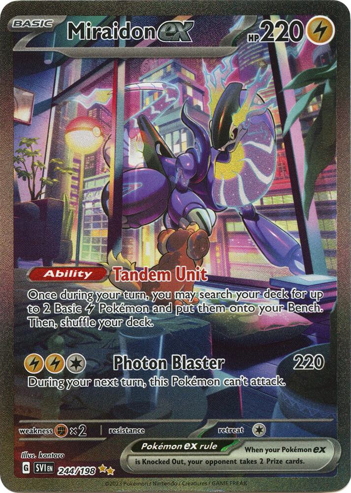 Miraidon ex - 244/198 | SV01: Scarlet & Violet Base Set #244/198
