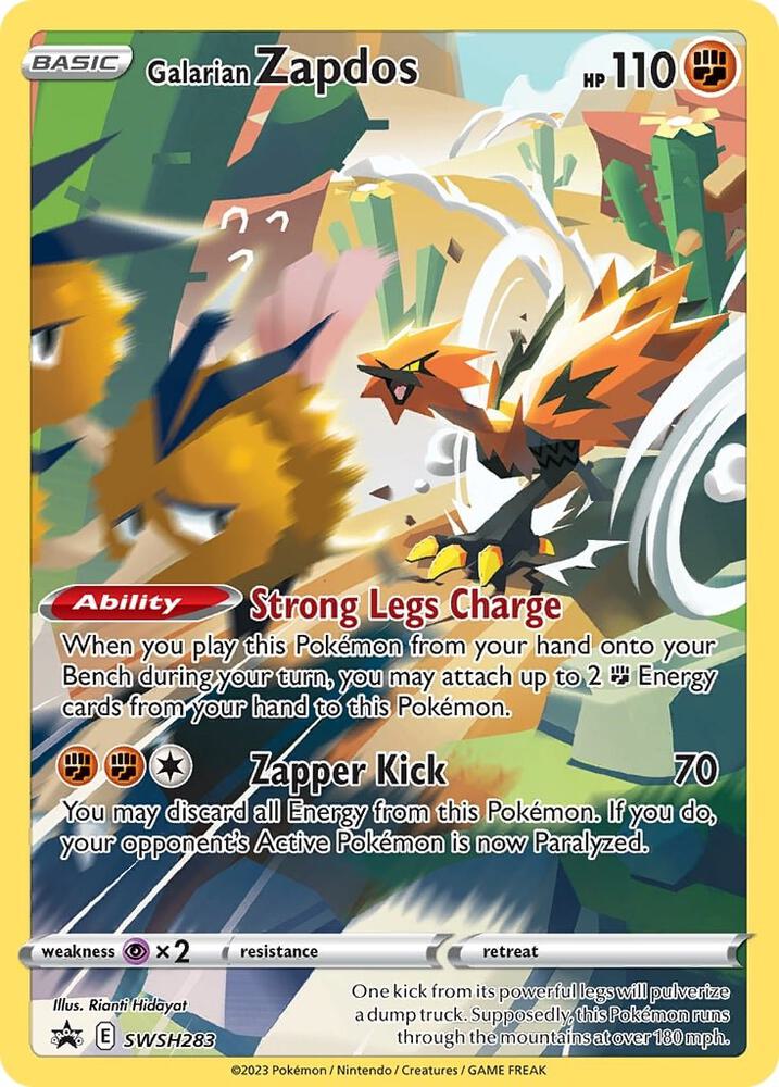 Galarian Zapdos - SWSH283 | SWSH: Sword & Shield Promo Cards #SWSH283