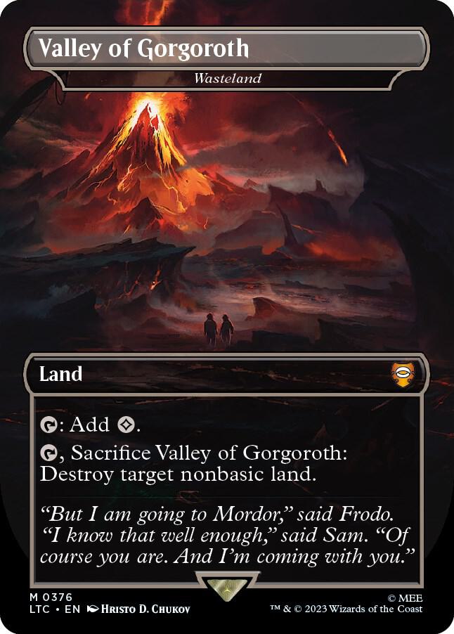 Valley of Gorgoroth - Wasteland | Commander: The Lord of the Rings: Tales of Middle-earth #376
