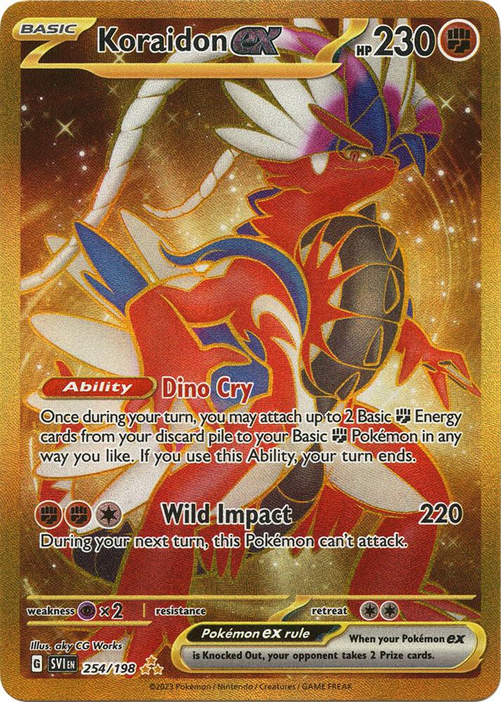 Koraidon ex - 254/198 | SV01: Scarlet & Violet Base Set #254/198