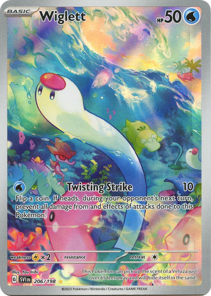 Wiglett - 206/198 | SV01: Scarlet & Violet Base Set #206/198