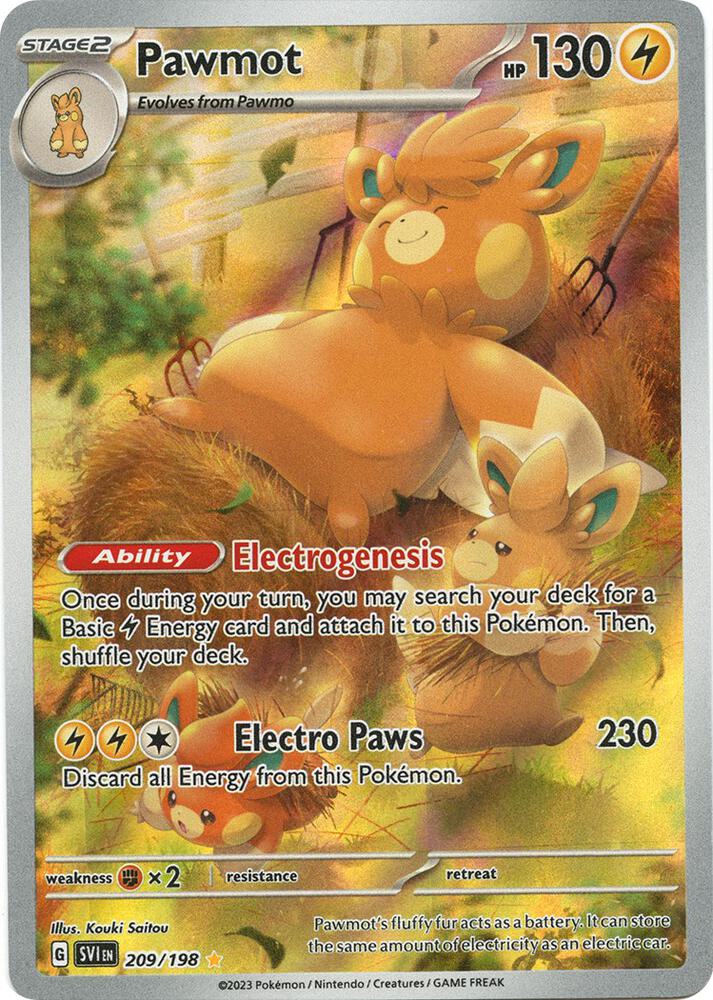 Pawmot - 209/198 | SV01: Scarlet & Violet Base Set #209/198