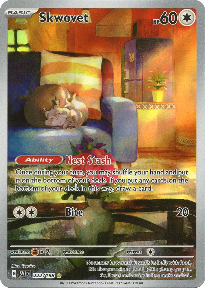 Skwovet - 222/198 | SV01: Scarlet & Violet Base Set #222/198