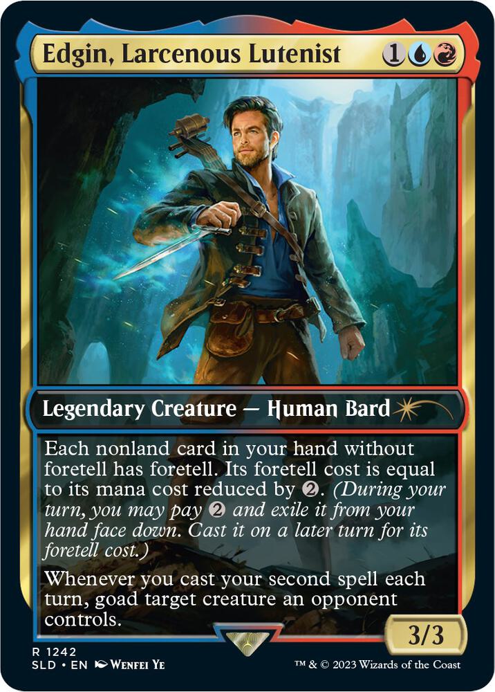 Edgin, Larcenous Lutenist | Secret Lair Drop Series #1242