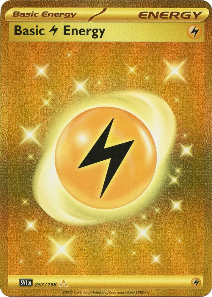 Basic Lightning Energy - 257/198 | SV01: Scarlet & Violet Base Set #257/198