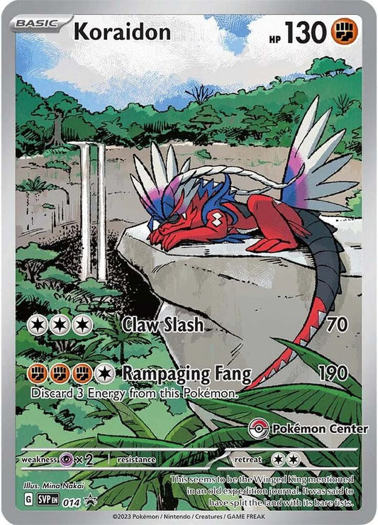 Koraidon - 014 (Pokemon Center Exclusive) | SV: Scarlet & Violet Promo Cards #014