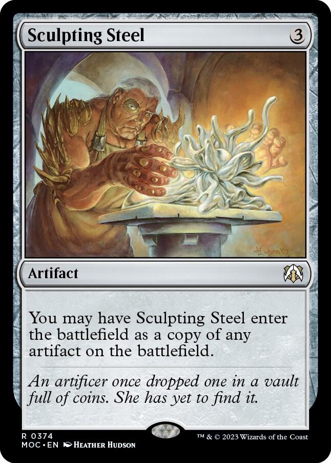 Sculpting Steel | Commander: March of the Machine #374