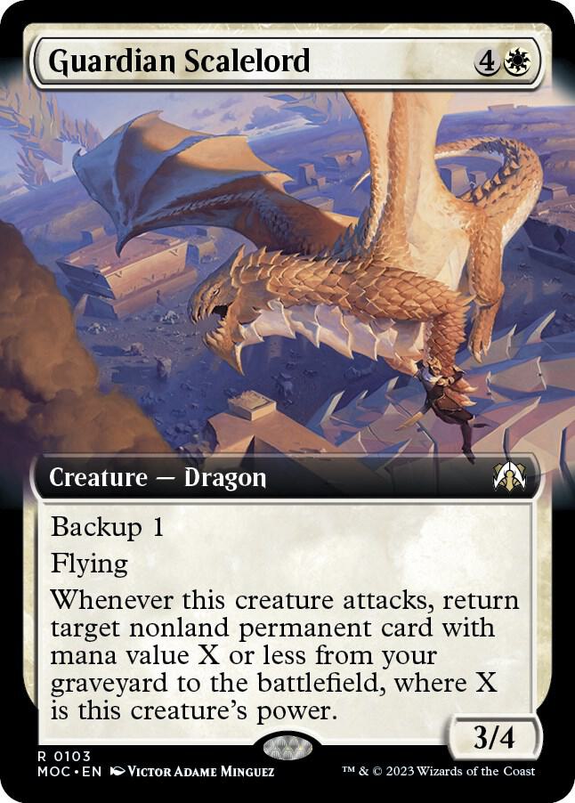 Guardian Scalelord (Extended Art) | Commander: March of the Machine #103