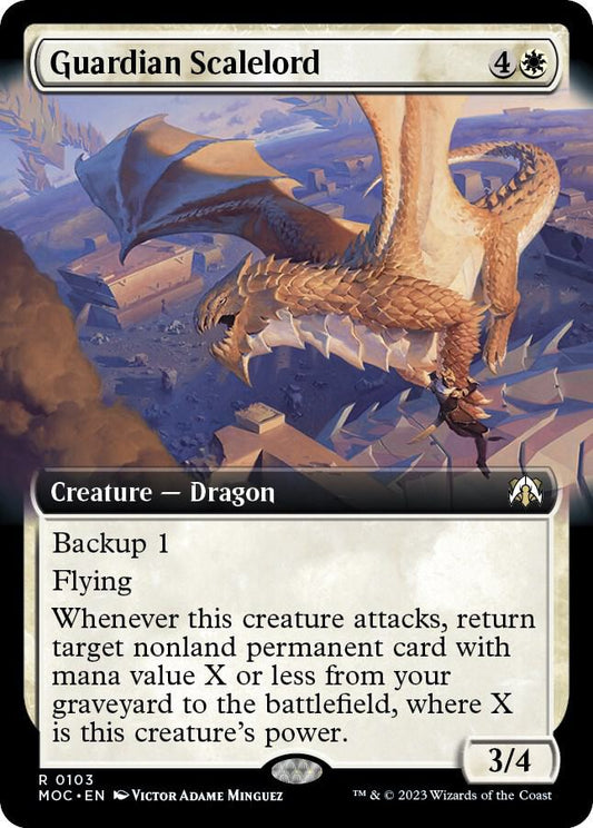 Guardian Scalelord (Extended Art) | Commander: March of the Machine #103