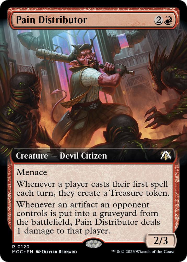 Pain Distributor (Extended Art) | Commander: March of the Machine #120