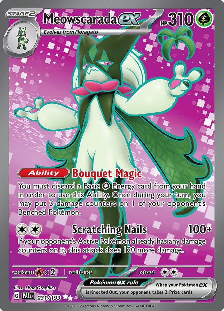 Meowscarada ex - 231/193 | SV02: Paldea Evolved #231/193