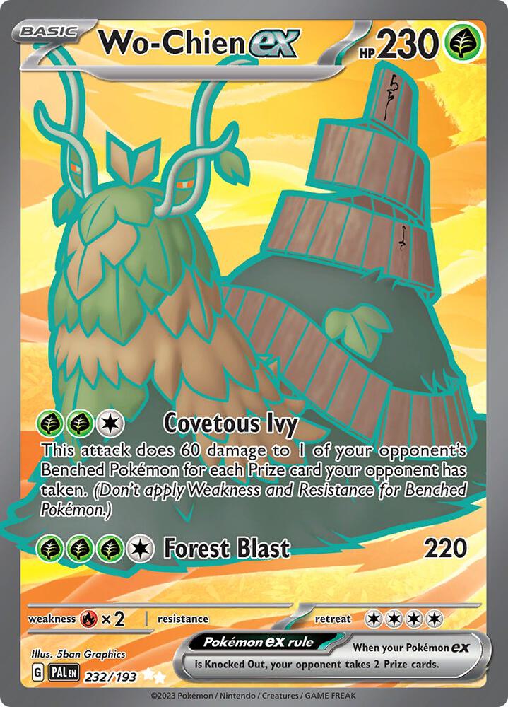 Wo-Chien ex - 232/193 | SV02: Paldea Evolved #232/193